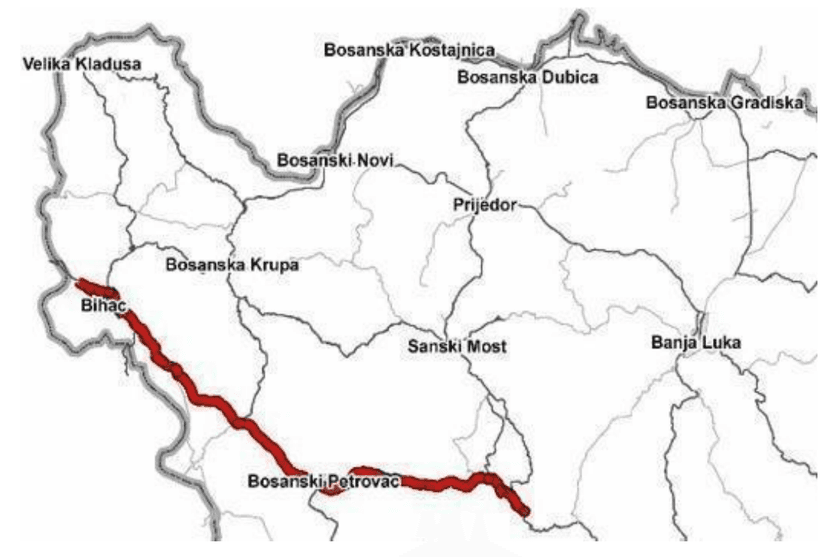 Brza cesta Bihać - Ključ